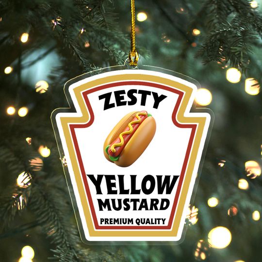 Discover Custom Name Condiments Ornament, Tomatoes Ketchup Ornament, Mayonnaise Ornament, 2025 Christmas Ornament AXKK30