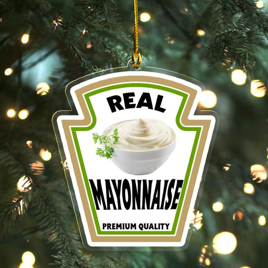 Discover Custom Name Condiments Ornament, Tomatoes Ketchup Ornament, Mayonnaise Ornament, 2025 Christmas Ornament AXKK30