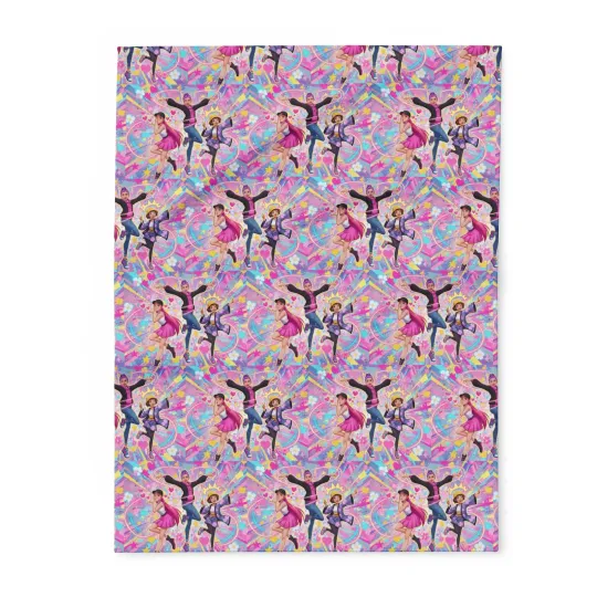 Discover Kpop Demon Hunters Arctic Fleece Blanket for Girls, Kids Huntrix Blanket