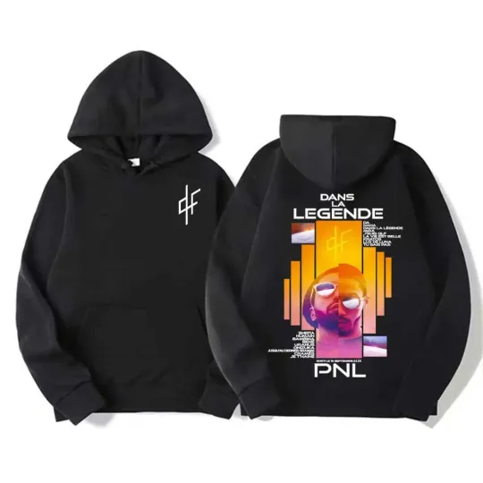 Discover French Rapper Le Monde Chico PNL Album Cover Double Sided Hoodie Sweater Autumn/Winter