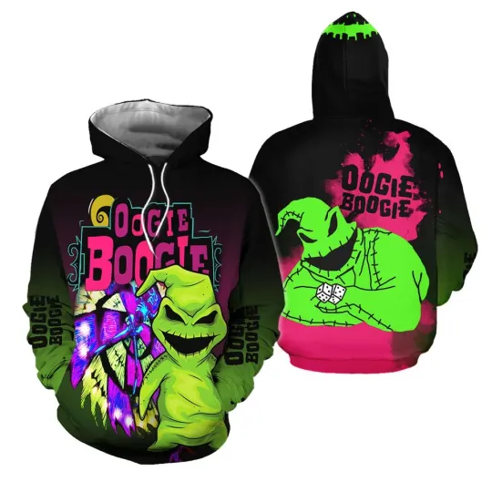 Discover Oogie Boogie Nightmare 3D Print Hoodie