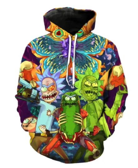Rick And Rickandmorty Pullover Hoodie