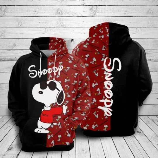 Discover Cartoon Character Snoopy Ptpt Hoodie All Over Printed 3D Unisex Men Women