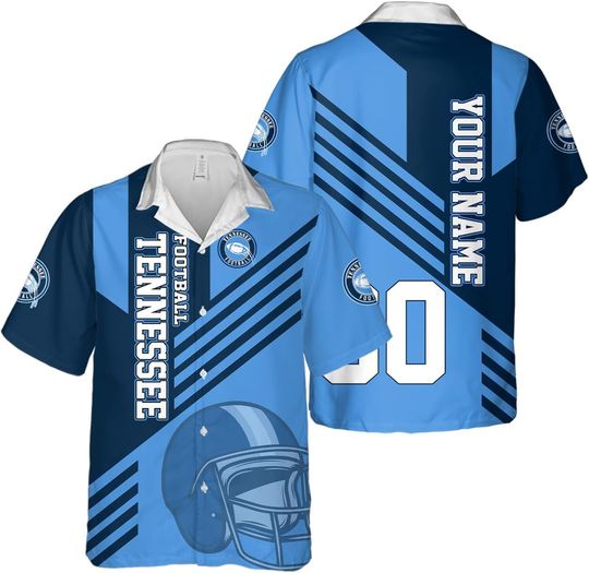 Discover Personalized Tennessee Football Team Titans Hawaiian Shirts for Men, Gift for Fan