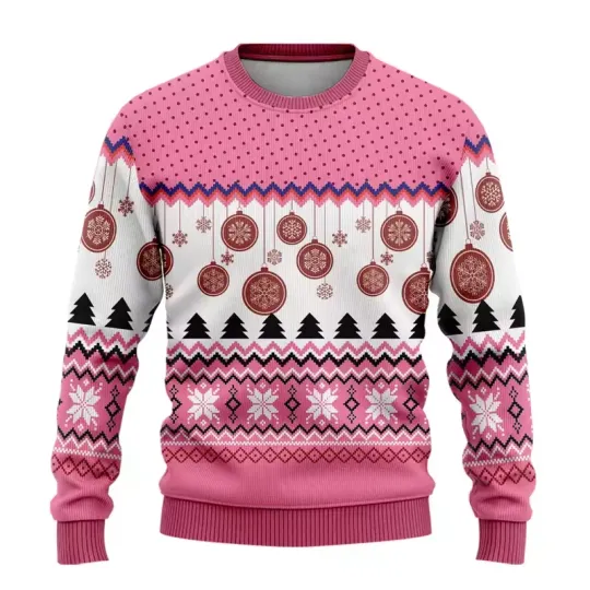 Discover Newest Christmas Ugly Flamingo Sweatshirt Long Sleeve Shirts Unisex Sweatshirt