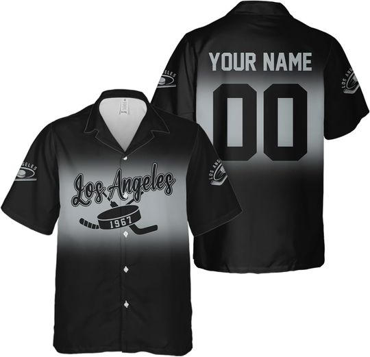 Discover Personalized Los Angeles Hockey Team Kings Hawaiian Shirts for Men, Gift for Fan