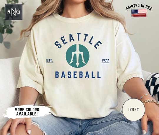 Discover Seattle Mariners Baseball T-Shirt, Retro Gameday Tee, Sports Fan Gift