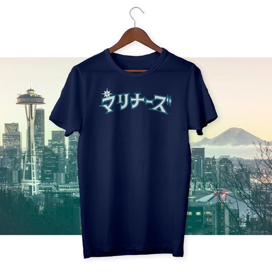 Discover Seattle Japanese Baseball Fan T-Shirt
