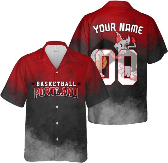Discover Personalized Portland Trail Basketball Team Blazers Hawaiian Shirts for Men, Gift for Fan