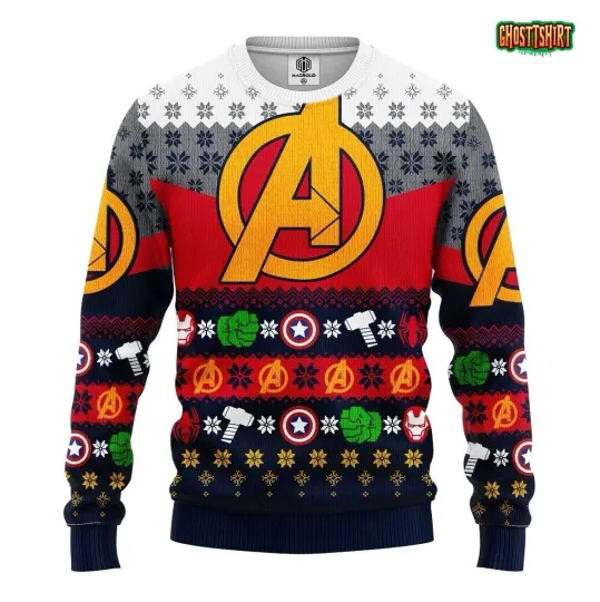 Discover The Avenger Ugly Christmas Ugly Sweater