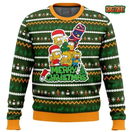 Discover The Simpson Family Tree Ugly Christmas Ugly Sweater