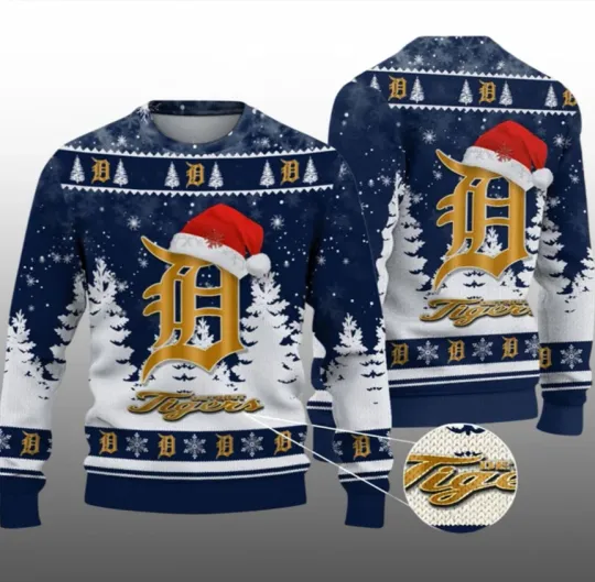 Detroit Tigers Ugly Christmas Sweater