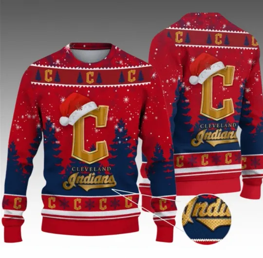 Discover Christmas Cle Indians Ugly Christmas Sweater All sizes S to 6Xl JJ6042