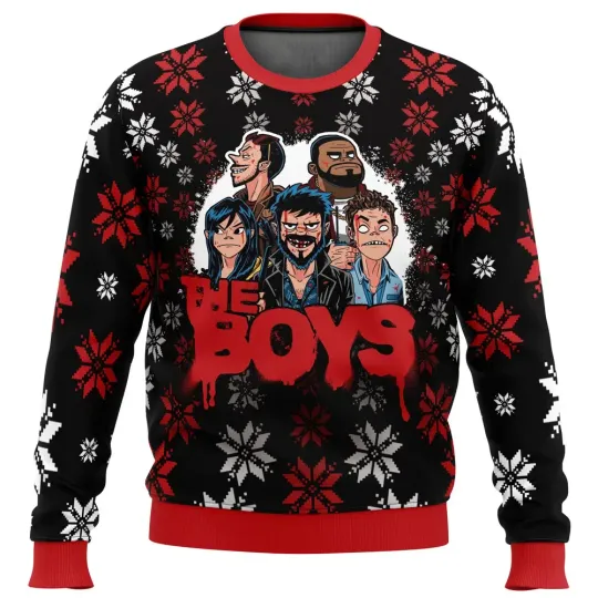 Discover Gorillaz band Christmas Ugly Sweater