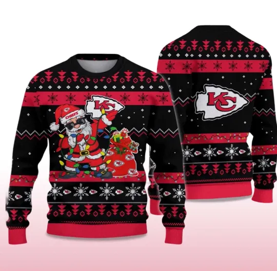 Discover KC Santa Ugly Sweater Christmas