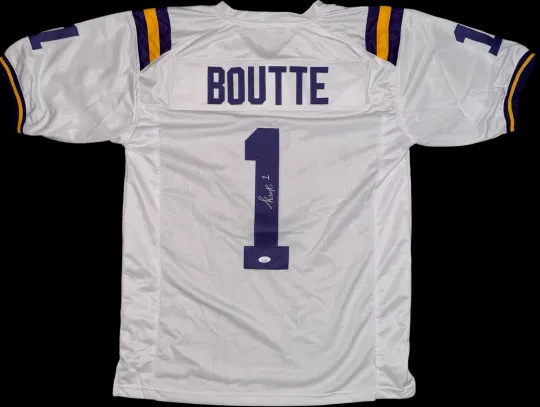 Discover Kayshon Boutte Signed LSU Tigers White Jersey JSA