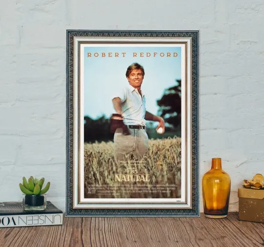 Discover The Natural Movie Poster Canvas Classic Baseball Film Vertical Poster
