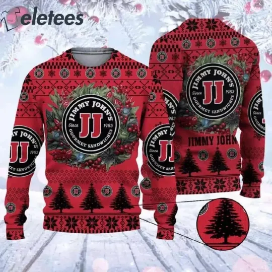 Discover Jimmy John s Ugly Christmas Sweater 3D