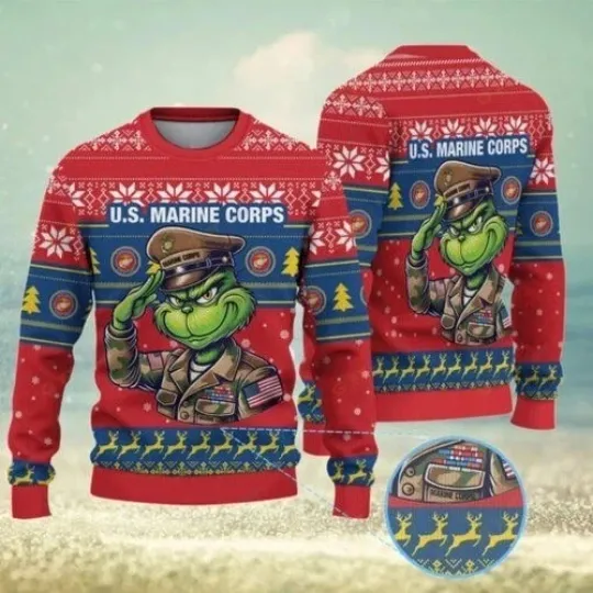 Discover US x funny character Ugly Christmas Sweater Gift For Fan