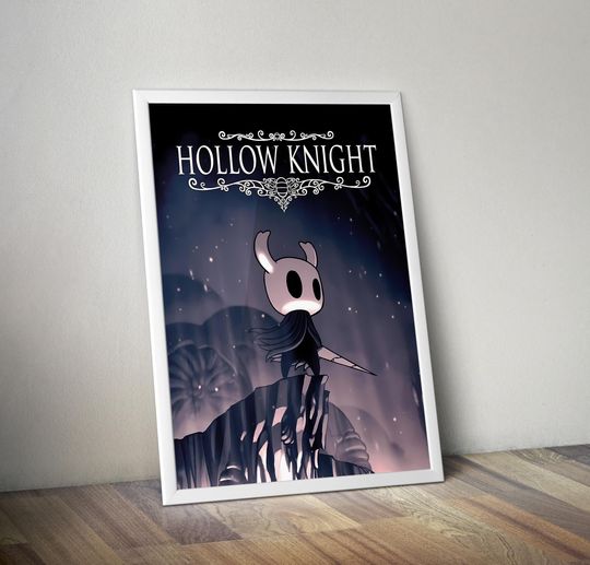 Hollow Knight Gaming Poster | Vertical Wall Art | Video Game Decor | Gamer Gift