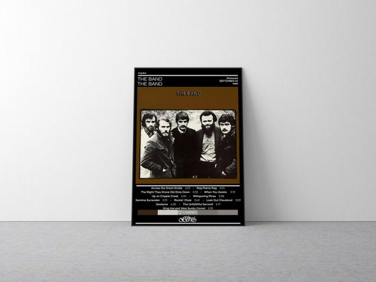 Discover The Band Vertical Poster | Rock Music Wall Decor | Album Cover Art | Music Fan Gift | Home & Living