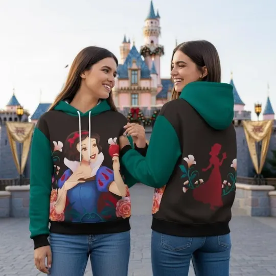 Discover Snow White Princess Birthday Valentine's Day Gift For Her Hoodie 3D Printed