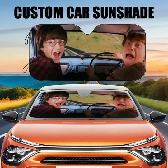 Harry Potter Funny Driving Car Auto Sun Shade Auto Accessories, Car Windshield S