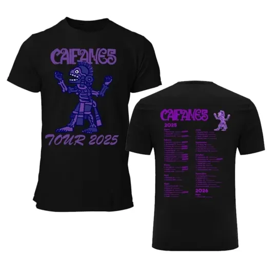 Discover Classic CAIFANES Tour 3D T-Shirt Graphic Tee Men Women S-5XL US1802