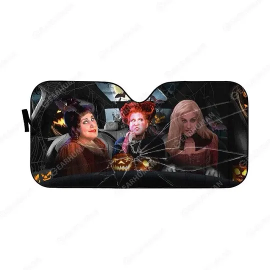 Discover Custom Car Auto Sunshade Hocus Pocus