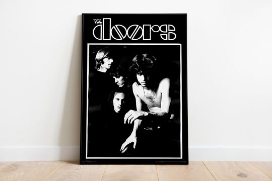 The Doors Poster Print | Music Album Cover Wall Decor | Room Decor