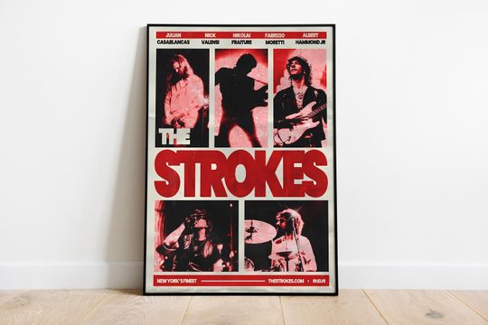 Discover The Strokes Poster Print | Members Album Music Poster | Album Cover Poster | Wall Decor | Music Gift | Room Decor