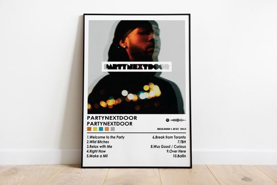 Discover PartyNextDoor Poster Print | Party Next Door Album Poster | Music Poster | Album Cover Poster | Wall Decor | Music Gift | Room Decor