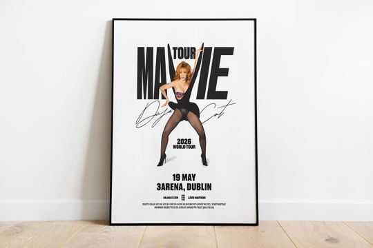 Discover Doja Cat Poster Print | Tour Poster Music Poster | Album Cover Poster | Wall Decor | Music Gift | Room Decor