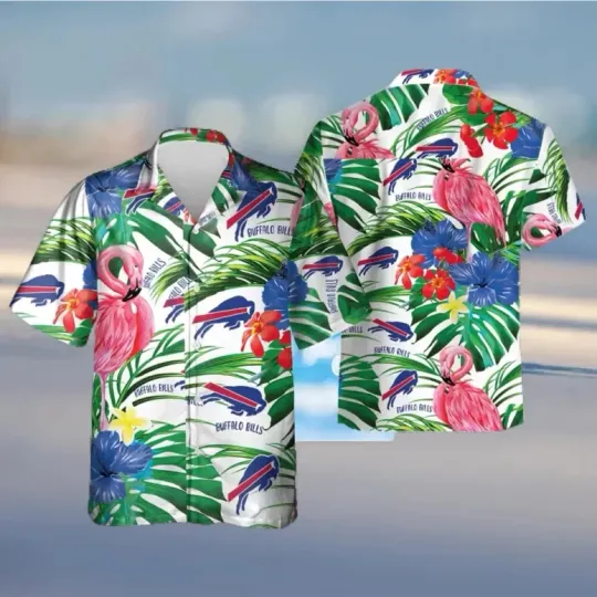 Discover Buffalo Team Bill Hawaii Shirt, Flamingo Paradise Hawaiian Shirt, Coconut Tree Print Shirt