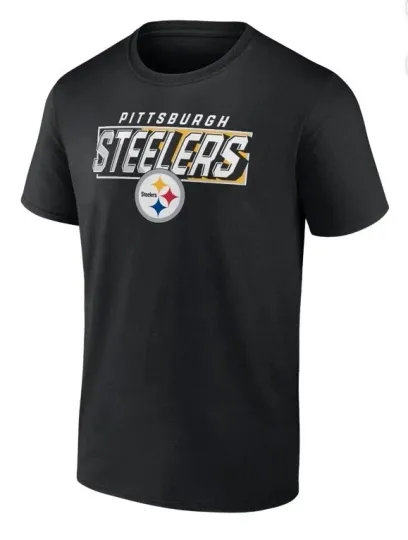 Discover Pittsburgh team Steeler t shirt,  team name logo men graphic, 2025 apparel lot