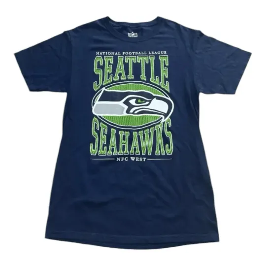 Discover Seattle Seahawks T-Shirt with Team Logo Graphic, Green