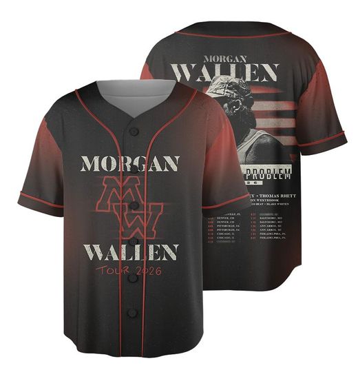 Discover Wallen Western Gradient Graphic Jersey