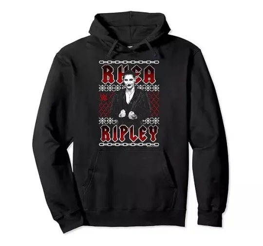 Discover Christmas Ugly Sweater Rhea Ripley Pullover Hoodie All Sizes ZL454.webp