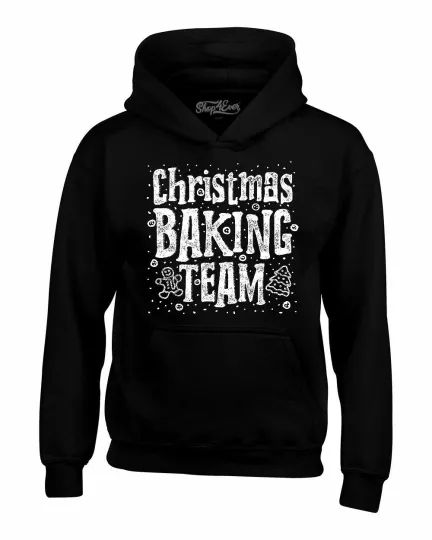 Discover Christmas Baking Team Wht Hoodies Funny Ugly Christmas Sweatshirt