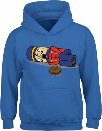 Vizor Nutcracker Hoodie Ugly Christmas Sweatshirt Christmas Hooded Sweater Xmas