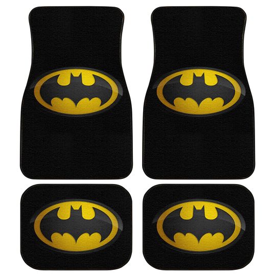 Batman Car Floor Mats – Amazing Superhero Logo Custom Auto Interior Accessories