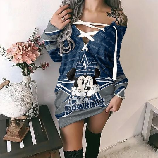 Dallas Cowboys Lace-Up Sweatshirt