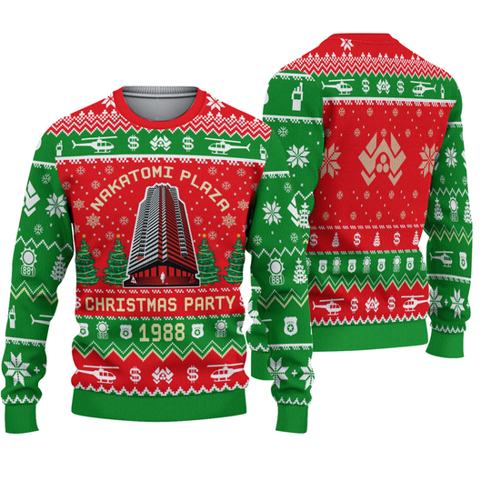 Die Hard Ugly Christmas Sweater, Die Hard Funny Xmas Sweater
