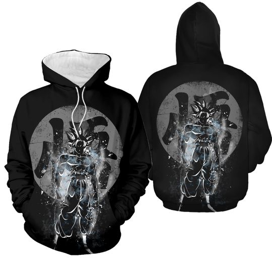 Dragon Ball Goku Super Saiyan 3D Hoodie Oversized Unisex
