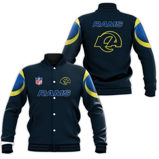 Los Angeles Ram New Rivalrie Mid Night Mod Uniform 2025 Baseball Jacket