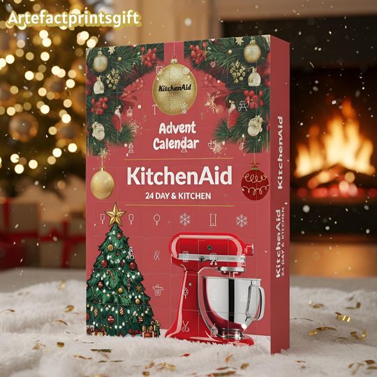 Discover KitchenAid 2025 24-Day Acrylic Advent Calendar Kitchen Gadget Gift Set