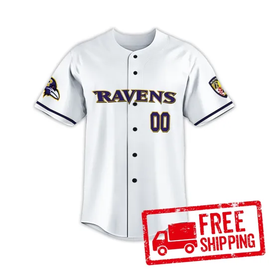 Discover Custom Personalized, Ravenss Team Baltimore Baseball Jersey
