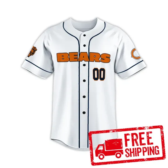 Discover Custom Personalized, Bearss Team Chicago Baseball Jersey