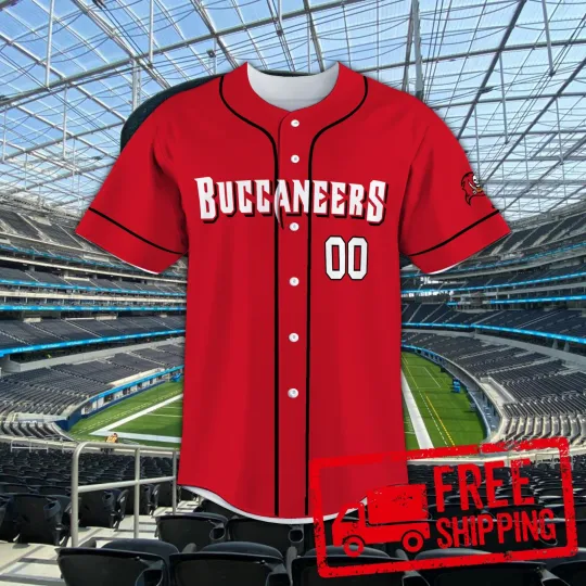 Discover Custom Personalized, Buccaneerss Team Tampa Bay Baseball Jersey