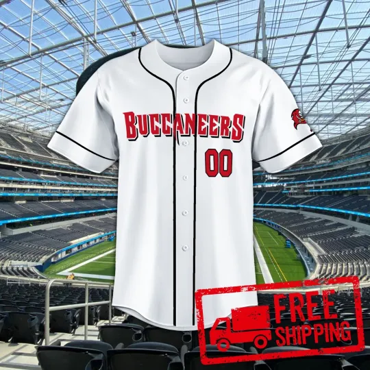 Discover Custom Personalized, Buccaneerss Team Tampa Bay Baseball Jersey